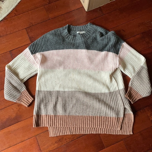 AE Striped Oversized Sweater